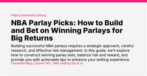 NBA Parlay Betting Explained: Win Big with Us.